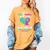 I Wear Teal And Purple In Memory Of My Friend Mental Health Women's Comfort Colors T-Shirt Mustard I Wear Teal And Purple In Memory Of My Friend Mental Health Women's Comfort Colors T-Shirt Mustard