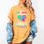 I Wear Teal And Purple In Memory Of My Uncle Mental Health Women's Comfort Colors T-Shirt Mustard