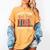 When I Think About Books I Touch My Shelf Bookworm Lovers Women's Comfort Colors T-Shirt Mustard