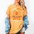 Wings Leukemia Shirt I Wear Orange In Memory Of My Dad Women's Comfort Colors T-Shirt Mustard