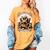 Wise Owl Reading Books Women's Comfort Colors T-Shirt Mustard