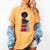 Woman And Books Stack Afro Girl Reading Lover Women's Comfort Colors T-Shirt Mustard