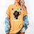Women HBCU Grad 2025 College Graduation Apparel Women's Comfort Colors T-Shirt Mustard