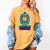 Women's Adulting Is A Myth Retro Pixel Pet Nostalgia Millennials Women's Comfort Colors T-Shirt Mustard