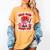 Women's Read Your Heart Out Groovy Bookish Valentine Day Women Girls Women's Comfort Colors T-Shirt Mustard