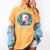 Women's Readsolotl Kawaii Axolotl Reading Book Lover Women's Comfort Colors T-Shirt Mustard