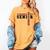 Wrestling Senior Night Wrestling Senior 2025 Graduation 69 Women's Comfort Colors T-Shirt Mustard