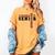 Wrestling Senior Night Wrestling Senior 2025 Graduation 70 Women's Comfort Colors T-Shirt Mustard
