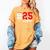 Wrestling Senior Night Wrestling Senior 2025 Graduation 75 Women's Comfort Colors T-Shirt Mustard