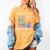 Yarn Quote Easily Distracted By Books And Yarn Reader Women's Comfort Colors T-Shirt Mustard