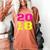 2018 Big Neon Numbers For The New Year Or Graduation Women's Comfort Colors T-Shirt Yam