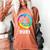 2021 Graduation Class Year Tie Dye Peace Sign Graduate Shirt Women's Comfort Colors T-Shirt Yam