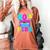 80's Vibe Retro Style Cassette Tape Nostalgia 1980s Party Women's Comfort Colors T-Shirt Yam