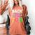 Back To The 70's Mixtape Era Nostalgia Retro 1970 70's Style Women's Comfort Colors T-Shirt Yam