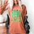 All Booked For St Patrick's Day Book Lover Lucky Shamrock Women's Comfort Colors T-Shirt Yam