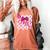 Class Of 2026 Senior Coquette Pink Bow Graduation Family Premium Tri-Blend Women's Comfort Colors T-Shirt Yam