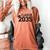 Class Of 2035 First Day Of School Graduation Women's Comfort Colors T-Shirt Yam