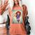 The Crimson Crescent 90s Retro Comic Book Superheroine Art Women's Comfort Colors T-Shirt Yam The Crimson Crescent 90s Retro Comic Book Superheroine Art Women's Comfort Colors T-Shirt Yam
