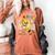 Cute 100 Days In The Books Groovy Boy Girl Teacher Women's Comfort Colors T-Shirt Yam