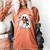 Cute Halloween Ghost Reading Book Women's Comfort Colors T-Shirt Yam