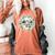 Duck Wilderness Book Reading Illustration Floral Women's Comfort Colors T-Shirt Yam