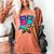Eighties Console Controller Gaming Player Gadget Nostalgia Women's Comfort Colors T-Shirt Yam