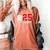 Football Senior Night Football Senior 2025 Graduation 51 Women's Comfort Colors T-Shirt Yam