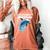 Frutiger Aero Splashy Dolphin Y2k Aesthetic Graphic Premium Women's Comfort Colors T-Shirt Yam