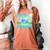 Frutiger Aero Y2k Aesthetic Palm Trees Cyber Beach World Women's Comfort Colors T-Shirt Yam Frutiger Aero Y2k Aesthetic Palm Trees Cyber Beach World Women's Comfort Colors T-Shirt Yam