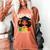 Future HBCU Grad Afro Girl College Graduation Kids Women's Comfort Colors T-Shirt Yam