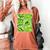 Green Comic Book Green Graphic Women's Comfort Colors T-Shirt Yam