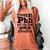 I'm A PhD Call Me Doctor Doctorate Degree Graduation Women's Comfort Colors T-Shirt Yam