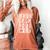 Inner Calm Mode On Introvert Saying Women's Comfort Colors T-Shirt Yam Inner Calm Mode On Introvert Saying Women's Comfort Colors T-Shirt Yam