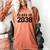 Kindergarten Class Of 2038 First Day School Graduation Women's Comfort Colors T-Shirt Yam