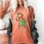 Monkey With a Book Women's Comfort Colors T-Shirt Yam