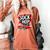 Nostalgia 1950s Sock Hop Dance Women's Comfort Colors T-Shirt Yam