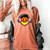 Nostalgia Chest Flag GDR Women's Comfort Colors T-Shirt Yam