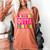 Pink STRAIGHT OUTTA Preschool PRE-K Graduation Women's Comfort Colors T-Shirt Yam