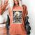 Read In Peace Skeleton Book Lover Bookworm Book Women's Comfort Colors T-Shirt Yam