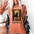 The Reader Cat Book Reading Halloween Tarot Card Women's Comfort Colors T-Shirt Yam