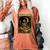 The Reader Tarot Card Book Lover Skeleton Art Goth Style Women's Comfort Colors T-Shirt Yam