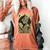 The Reader Tarot Card Book Lover Skeleton Reading Book Women's Comfort Colors T-Shirt Yam