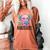 Readsolotl Cute Axolotl Reading Book Kawaii Pink Aesthetic Women's Comfort Colors T-Shirt Yam