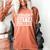 Straight Outta College Graduation Adult Women's Comfort Colors T-Shirt Yam