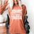 Straight Outta Junior High 8th Grade Graduation Women's Comfort Colors T-Shirt Yam