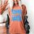 Straight Outta Second Grade Graduation Class Women's Comfort Colors T-Shirt Yam