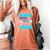 Threadless Grey Sky Chai Trans Book Pride Graphic Women's Comfort Colors T-Shirt Yam