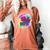 Totally 80's Tie Dye Retro Vibes 1980s Style Nostalgia Women's Comfort Colors T-Shirt Yam