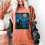 Van Gogh Starry Night Fantasy Reader Dragon Reading Book Women's Comfort Colors T-Shirt Yam