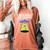 I Wanna Go Home Introvert UFO UAP Flying Saucer Trippy Alien Women's Comfort Colors T-Shirt Yam